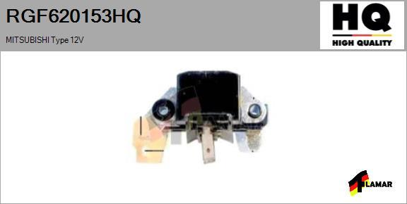 FLAMAR RGF620153HQ - Регулятор напряжения, генератор autospares.lv