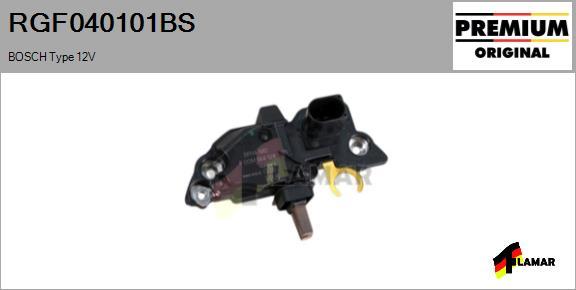 FLAMAR RGF040101BS - Регулятор напряжения, генератор autospares.lv