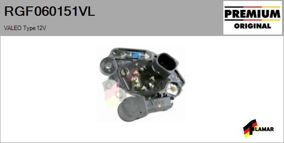 FLAMAR RGF060151VL - Регулятор напряжения, генератор autospares.lv
