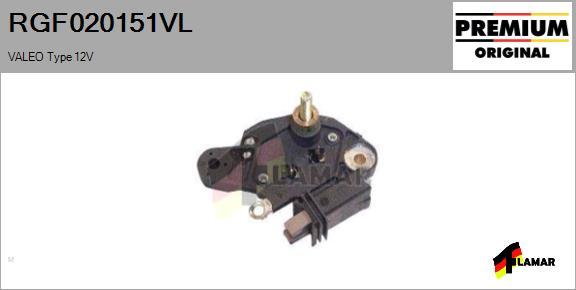 FLAMAR RGF020151VL - Регулятор напряжения, генератор autospares.lv