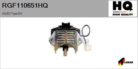 FLAMAR RGF110651HQ - Регулятор напряжения, генератор autospares.lv