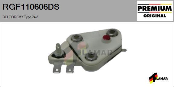 FLAMAR RGF110606DS - Регулятор напряжения, генератор autospares.lv