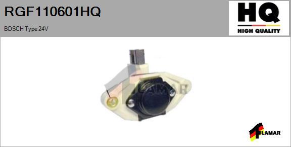 FLAMAR RGF110601HQ - Регулятор напряжения, генератор autospares.lv