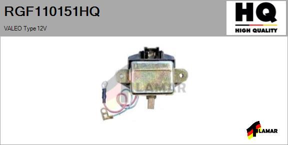 FLAMAR RGF110151HQ - Регулятор напряжения, генератор autospares.lv