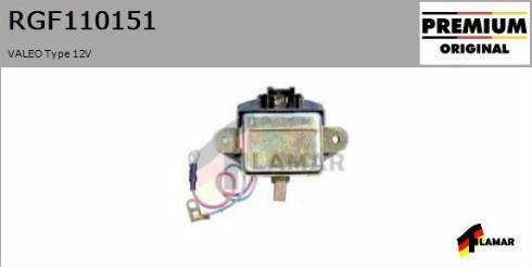 FLAMAR RGF110151
 - Регулятор напряжения, генератор autospares.lv