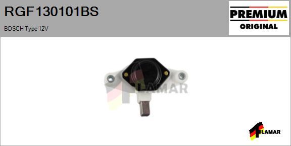 FLAMAR RGF130101BS - Регулятор напряжения, генератор autospares.lv