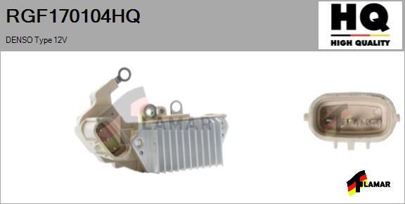 FLAMAR RGF170104HQ - Регулятор напряжения, генератор autospares.lv