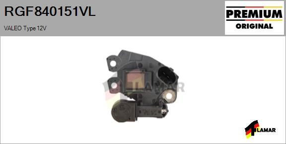 FLAMAR RGF840151VL - Регулятор напряжения, генератор autospares.lv