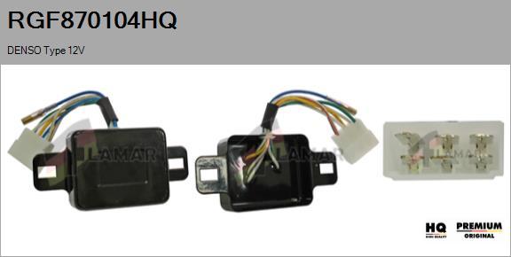 FLAMAR RGF870104HQ
 - Регулятор напряжения, генератор autospares.lv
