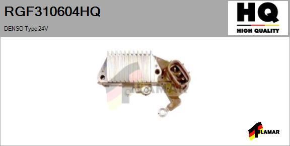 FLAMAR RGF310604HQ - Регулятор напряжения, генератор autospares.lv