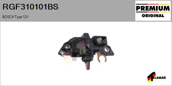 FLAMAR RGF310101BS - Регулятор напряжения, генератор autospares.lv