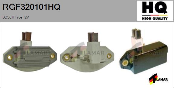 FLAMAR RGF320101HQ - Регулятор напряжения, генератор autospares.lv