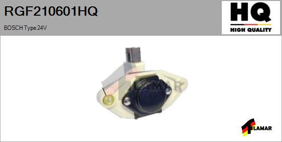 FLAMAR RGF210601HQ - Регулятор напряжения, генератор autospares.lv