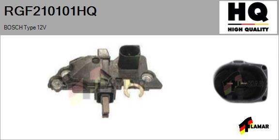 FLAMAR RGF210101HQ - Регулятор напряжения, генератор autospares.lv