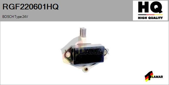FLAMAR RGF220601HQ - Регулятор напряжения, генератор autospares.lv