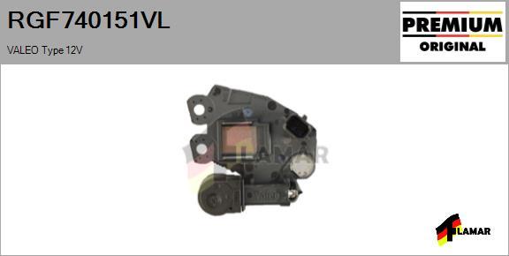 FLAMAR RGF740151VL - Регулятор напряжения, генератор autospares.lv