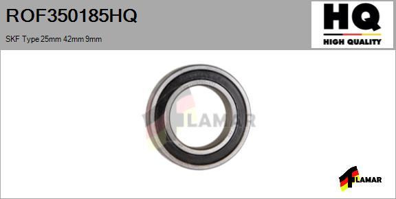 FLAMAR ROF350185HQ - Подшипник autospares.lv