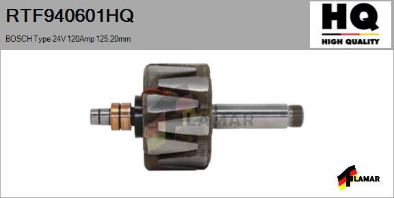 FLAMAR RTF940601HQ - Ротор, генератор autospares.lv