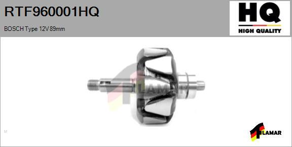 FLAMAR RTF960001HQ - Ротор, генератор autospares.lv