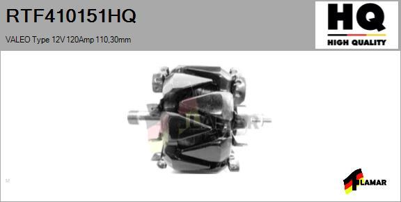 FLAMAR RTF410151HQ - Ротор, генератор autospares.lv