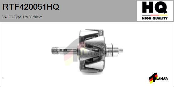 FLAMAR RTF420051HQ - Ротор, генератор autospares.lv