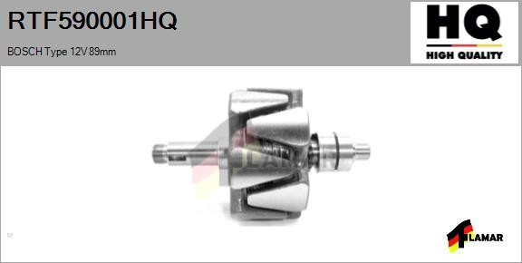 FLAMAR RTF590001HQ
 - Ротор, генератор autospares.lv