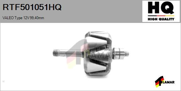 FLAMAR RTF501051HQ - Ротор, генератор autospares.lv