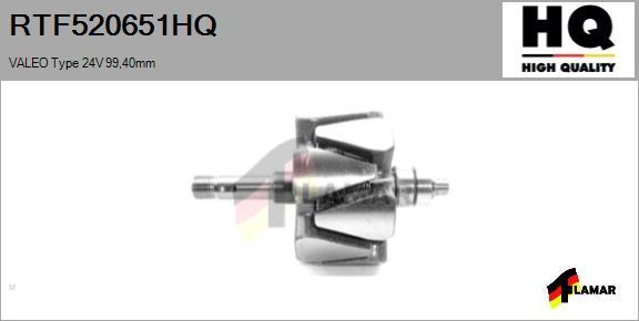 FLAMAR RTF520651HQ - Ротор, генератор autospares.lv