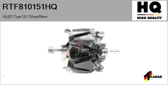 FLAMAR RTF810151HQ - Ротор, генератор autospares.lv