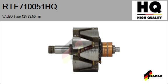 FLAMAR RTF710051HQ - Ротор, генератор autospares.lv