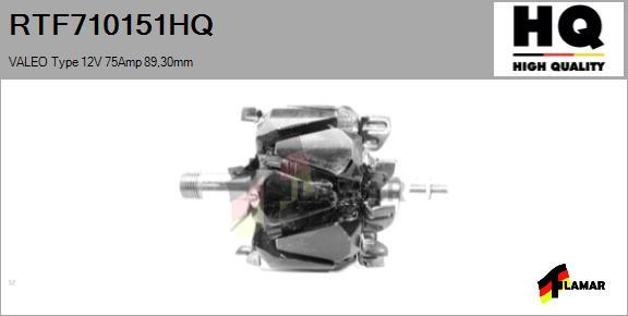 FLAMAR RTF710151HQ - Ротор, генератор autospares.lv