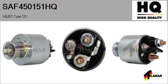 FLAMAR SAF450151HQ - Тяговое реле, соленоид, стартер autospares.lv