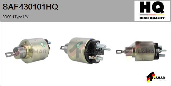 FLAMAR SAF430101HQ - Тяговое реле, соленоид, стартер autospares.lv