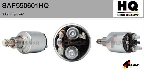 FLAMAR SAF550601HQ - Тяговое реле, соленоид, стартер autospares.lv