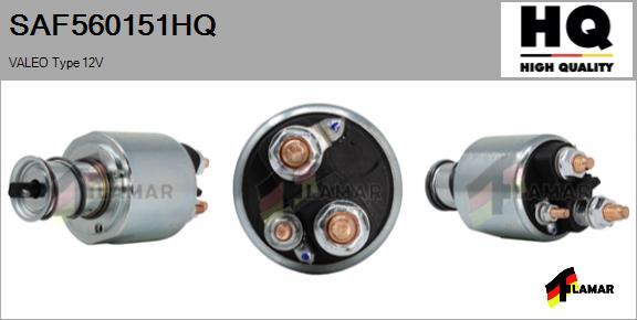 FLAMAR SAF560151HQ - Тяговое реле, соленоид, стартер autospares.lv