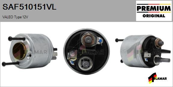 FLAMAR SAF510151VL - Тяговое реле, соленоид, стартер autospares.lv