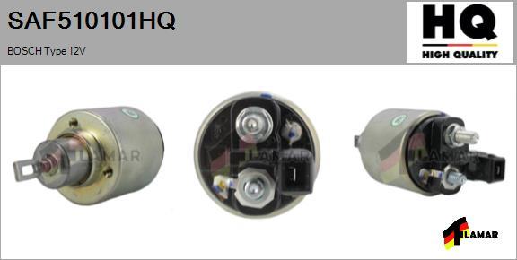 FLAMAR SAF510101HQ - Тяговое реле, соленоид, стартер autospares.lv