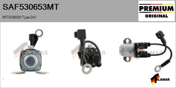 FLAMAR SAF530653MT - Тяговое реле, соленоид, стартер autospares.lv