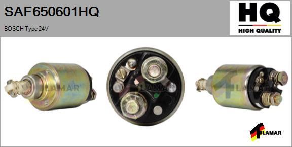 FLAMAR SAF650601HQ - Тяговое реле, соленоид, стартер autospares.lv