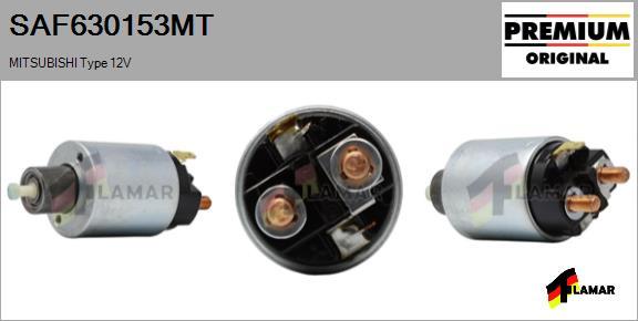 FLAMAR SAF630153MT - Тяговое реле, соленоид, стартер autospares.lv