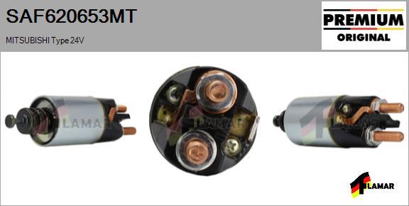 FLAMAR SAF620653MT - Тяговое реле, соленоид, стартер autospares.lv