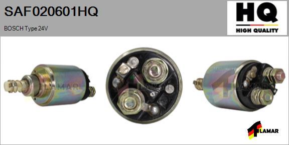 FLAMAR SAF020601HQ - Тяговое реле, соленоид, стартер autospares.lv