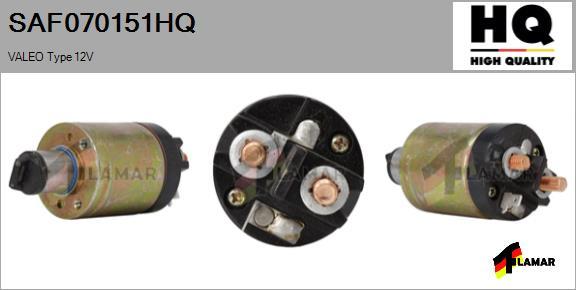 FLAMAR SAF070151HQ - Тяговое реле, соленоид, стартер autospares.lv