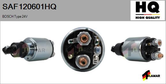 FLAMAR SAF120601HQ - Тяговое реле, соленоид, стартер autospares.lv