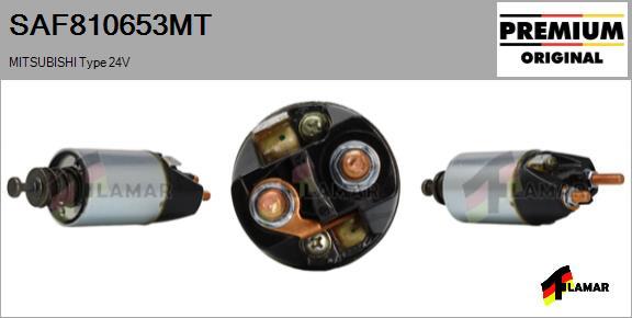 FLAMAR SAF810653MT - Тяговое реле, соленоид, стартер autospares.lv