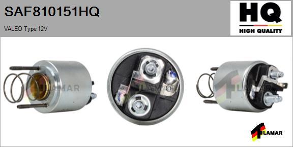 FLAMAR SAF810151HQ - Тяговое реле, соленоид, стартер autospares.lv