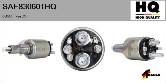 FLAMAR SAF830601HQ - Тяговое реле, соленоид, стартер autospares.lv