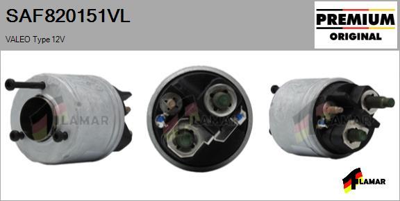 FLAMAR SAF820151VL - Тяговое реле, соленоид, стартер autospares.lv