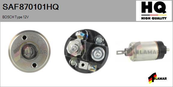 FLAMAR SAF870101HQ - Тяговое реле, соленоид, стартер autospares.lv