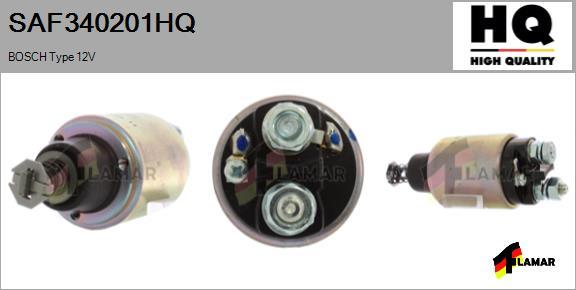 FLAMAR SAF340201HQ
 - Тяговое реле, соленоид, стартер autospares.lv